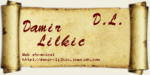 Damir Lilkić vizit kartica